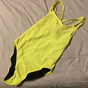 Neon Yellow One piece Jolyn Onesie Murray